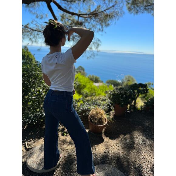 Victoria Beckham wide leg denim jeans - Picture 13 of 16